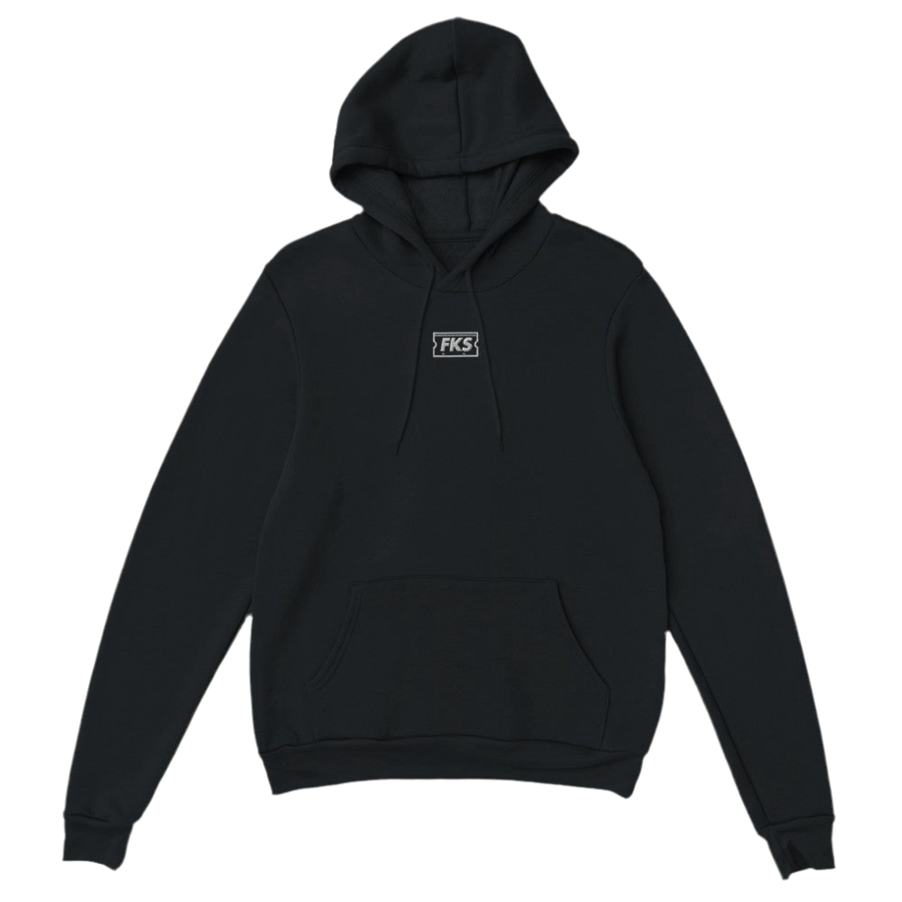 Hoodie FKS brodé blanc